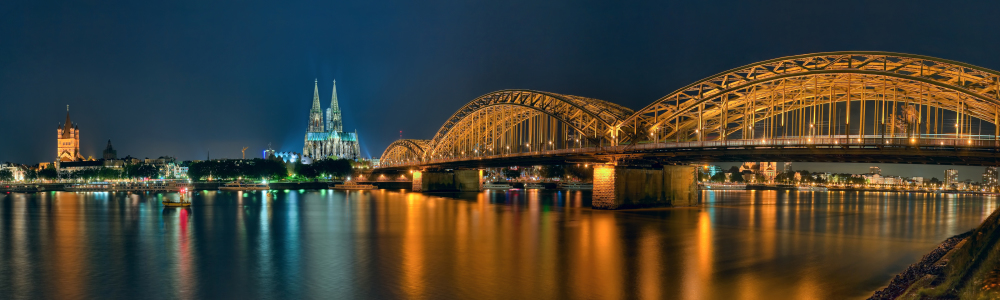 Bild-Nr: 10435563 KÖLN DOM RHEIN PANORAMA Erstellt von: Patrick-Gawandtka