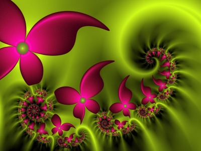 Bild-Nr: 10481740 Neon-Blütenreise 2 Erstellt von: gabiw-art