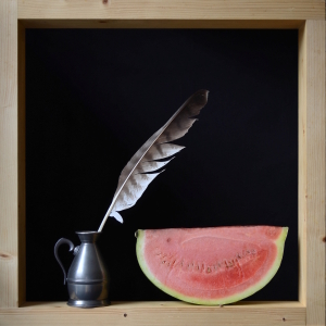 Bild-Nr: 10528833 Stilleben mit Melone Erstellt von: Rolf Eschbach