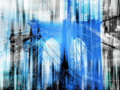 Bild-Nr: 10563919 New York Skyline Abstrakt Fraktal Erstellt von: Galerie-Fotoeffekt