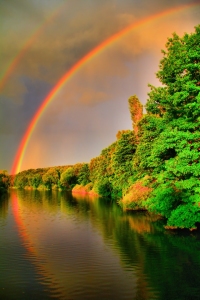 Bild-Nr: 10567008 Regenbogen im Fluß Erstellt von: falconer59