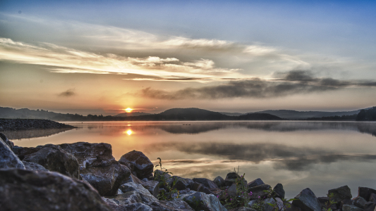 Bild-Nr: 10621850 Sonnenaufgang am See Erstellt von: midie