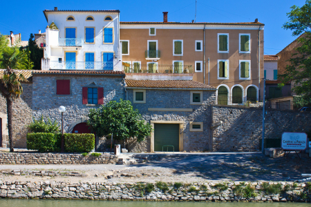 Bild-Nr: 10625926 alte Häuser am Canal du midi  Erstellt von: Anja Schäfer