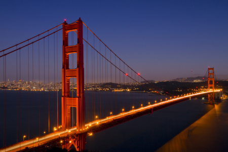 Bild-Nr: 10658796 Golden Gate Bridge by Night Erstellt von: Melanie Viola
