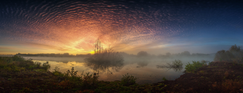 Bild-Nr: 10679964 Sonnenaufgang im Herbst - Panorama Erstellt von: K-Hormann