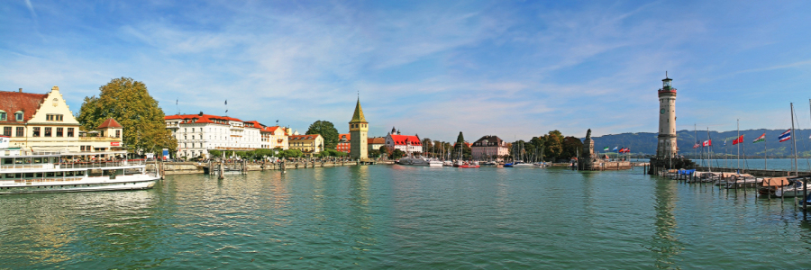 Bild-Nr: 10691943 Lindau Hafen Panorama  Erstellt von: Mausopardia