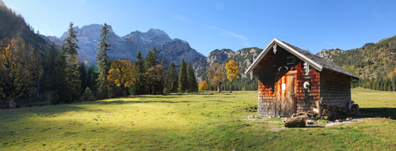 Bild-Nr: 10708941 Hütte im Rohntal, Karwendel Erstellt von: SusaZoom