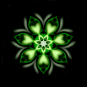 Bild-Nr: 10787921 Mandala grüne Herzen Erstellt von: Christine Bässler