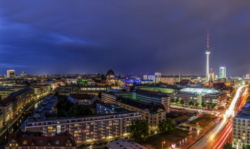 Bild-Nr: 10806943 Skyline Berlin Colourful Panorama II Erstellt von: Jean Claude Castor