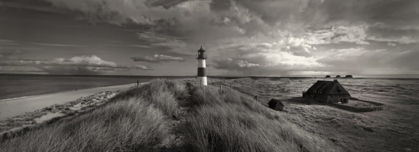 Bild-Nr: 10833865 Sylt Leuchtturm am Ellenbogen in Sepia Erstellt von: Ina  Penning