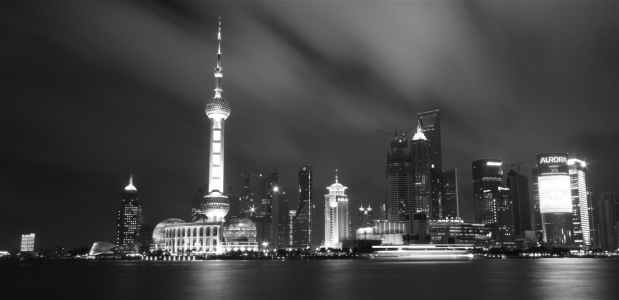 Bild-Nr: 10862410 Shanghai night in black & white Erstellt von: tglaub