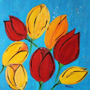 Bild-Nr: 10870498 Tulpen Drei Rot Erstellt von: MarittaSorg