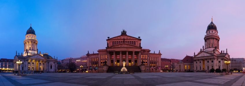 Bild-Nr: 10870504 Gendarmenmarkt vor Sonnenaufgang Erstellt von: anja-kaestner