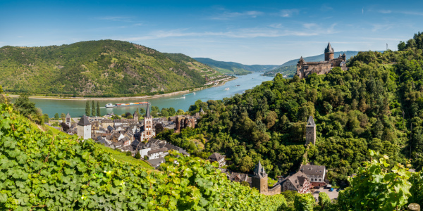 Bild-Nr: 10872010 Bacharach mit Stahleck (3+) Erstellt von: Erhard Hess