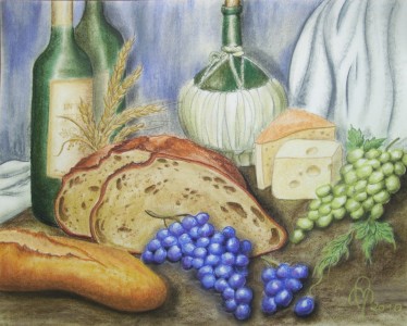 Bild-Nr: 10892270 Brot und Wein Erstellt von: max-art