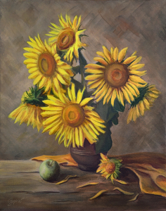 Bild-Nr: 10904936 Sonnenblumen in Vase - Sunflowers in vase Erstellt von: Gint Skuburs