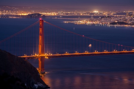 Bild-Nr: 10929909 Golden Gate at Night Erstellt von: TomKli