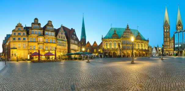 Bild-Nr: 10957449 Bremen Marktplatz Panorama Erstellt von: Mapics