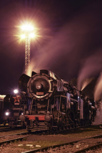 Bild-Nr: 10964229 Dampflokomotive bei Nacht III. Erstellt von: martend