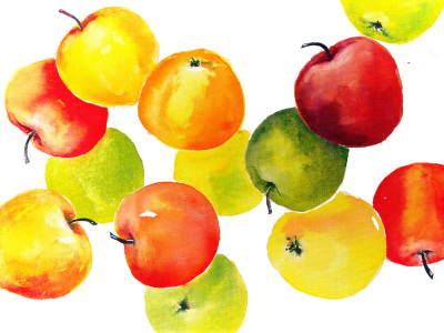 Bild-Nr: 10964389 bunte Äpfel Erstellt von: JitkaKrause