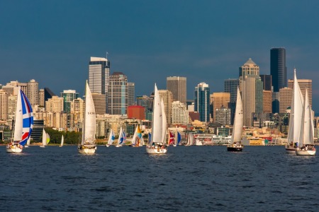 Bild-Nr: 10971526 Seattle Skyline Sailing Regatta Erstellt von: TomKli