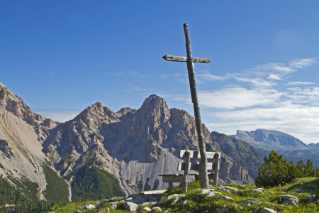 Bild-Nr: 10975500 Gipfelkreuz in der Fanes Erstellt von: EderHans