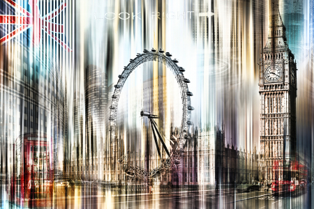 Bild-Nr: 10995830 London Skyline Abstrakte Worldcollage Erstellt von: Galerie-Fotoeffekt