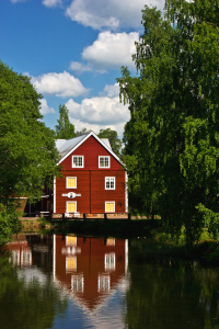 Bild-Nr: 11001028 Haus am Motala-Fluss in Borensberg  Erstellt von: Anja Schäfer