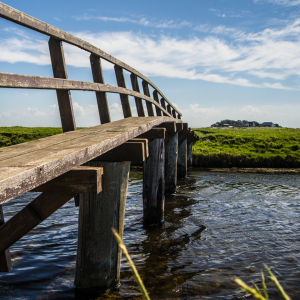 Bild-Nr: 11021481 Brücke auf Hallig Hooge Erstellt von: bullibauert3