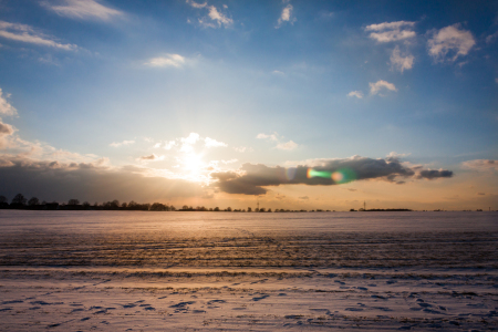 Bild-Nr: 11026959 Sonnenuntergang im Winter Erstellt von: Gilidhor