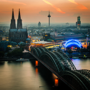 Bild-Nr: 11027049 Köln - Sonnenuntergang Erstellt von: sebileiste