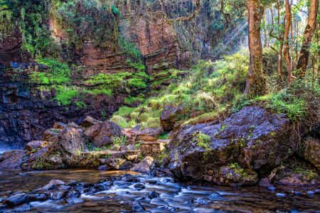 Bild-Nr: 11077513 Mystic Beam at Lonecreek Falls - South Africa Erstellt von: TomKli