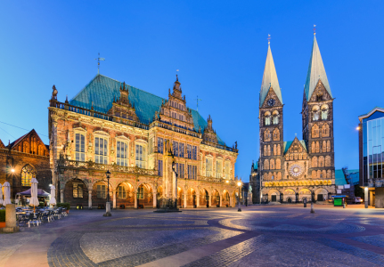 Bild-Nr: 11090685 Rathaus und Dom von Bremen Erstellt von: Mapics