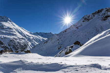 Bild-Nr: 11112597 Winter am Flüeler Pass - Schweiz Erstellt von: wompus