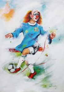 Bild-Nr: 11113271 Kicker Clown Erstellt von: Barbara  Tolnay