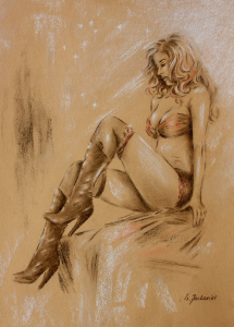 Bild-Nr: 11130238 High Heels im Licht - erotische Malerei Erstellt von: Marita Zacharias