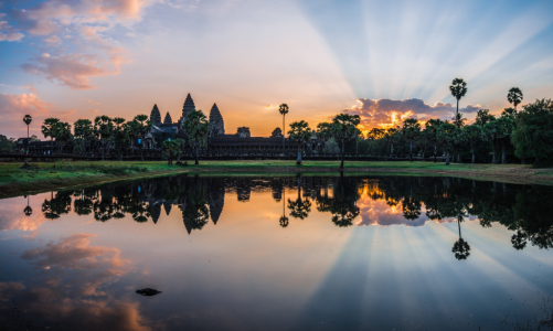 Bild-Nr: 11169460 Kambodscha - Angkor Wat bei Sonnenaufgang Erstellt von: Jean Claude Castor