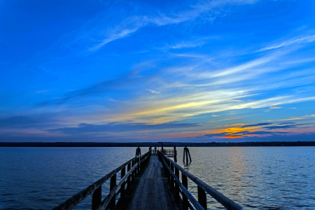 Bild-Nr: 11211970 Noch keine blaue Stunde am Ammersee. Erstellt von: wompus