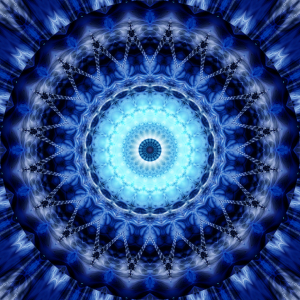 Bild-Nr: 11214176 Mandala Eisblau 2 Erstellt von: Christine Bässler