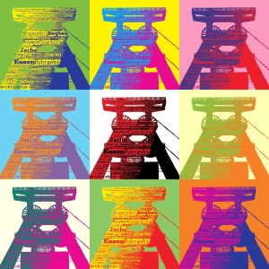 Bild-Nr: 11215640 Förderturm Pop art Erstellt von: gabii40