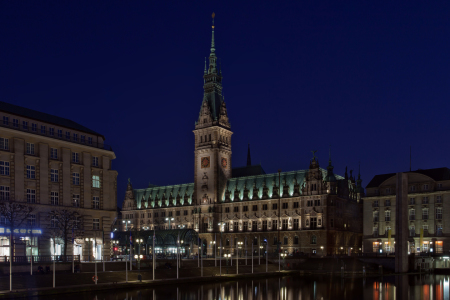 Bild-Nr: 11220144 Rathaus Hamburg Erstellt von: KaDeKb