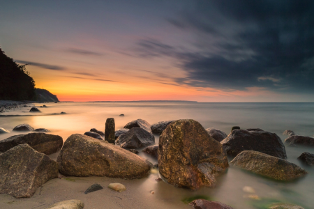 Bild-Nr: 11233698 am Abend zwischen Sellin und Binz Erstellt von: HeschFoto