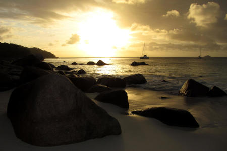 Bild-Nr: 11236754 Sonnenuntergang Anse Lazio Seychellen Erstellt von: Christian Niestrath