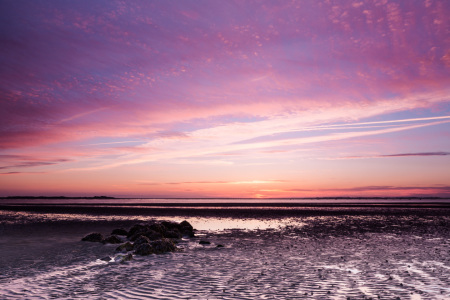 Bild-Nr: 11240878 Sonnenuntergang am Strand von Utersum auf Föhr Erstellt von: Konstantin-Articus