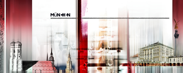 Bild-Nr: 11253144 München Skyline Abstrakte Collage Erstellt von: Galerie-Fotoeffekt
