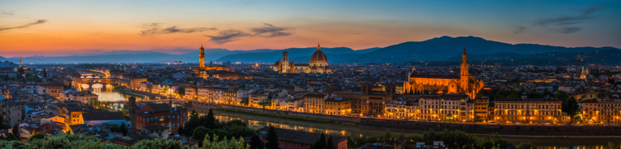 Bild-Nr: 11258076 Florenz - Skyline Panorama am Abend Erstellt von: Jean Claude Castor