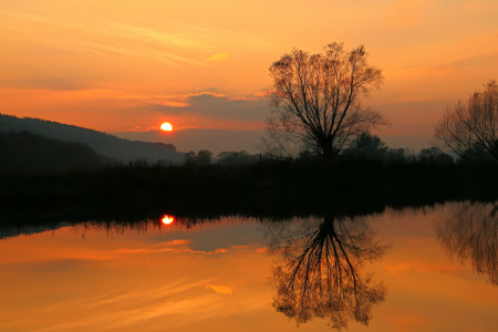 Bild-Nr: 11278484 Sonnenuntergang am Fluss Erstellt von: falconer59