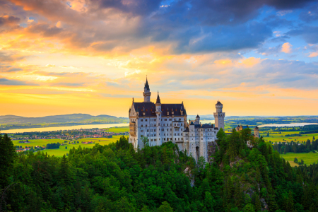 Bild-Nr: 11283194 Sonnenuntergang Neuschwanstein Erstellt von: d-wigger