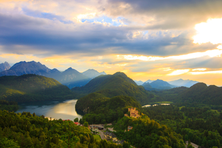 Bild-Nr: 11283654 Sonnenuntergang Hohenschwangau Erstellt von: d-wigger