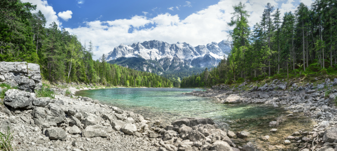 Bild-Nr: 11301318 Eibsee mit Zugspitze Erstellt von: Markus Gann